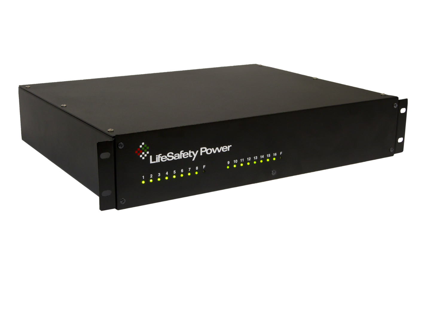 LifeSafey Power FLEXPOWER 16 door rack mount--12V@20A and 24V@10A
