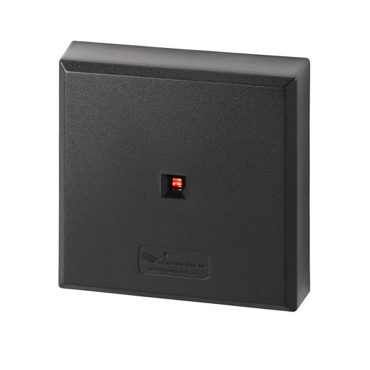 Farpointe Delta5.3: Multi-Technology Contactless Smartcard Reader (Single-gang)
European-sized (60 mm) wall switch box, and other flat surfaces.